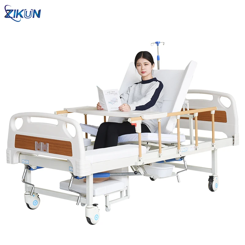 
8 function homecare disabled manual nursing medical hospital chair bed with potty-hole 