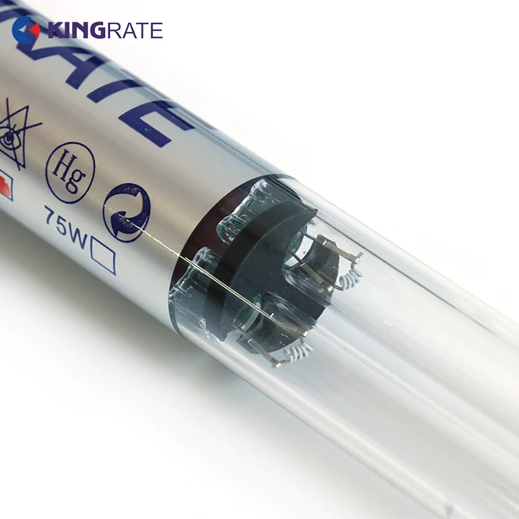 High Efficient 20W/30W/40W/55W/75W Submersible UV Sterilizer Lamp Germicidal For Water Treatment