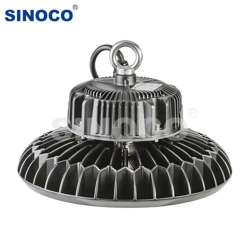 80W UFO LED High Bay Light Aluminum Alloy Body IP66 5000K Color Temperature Epistar Chip for Warehouse Use