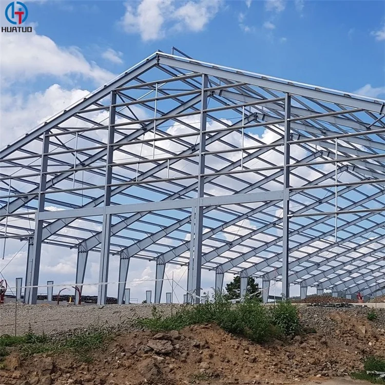 Hot Sale Fast Assemble Prefab Steel Structure Metal Cow Farm Barn House Building Kits