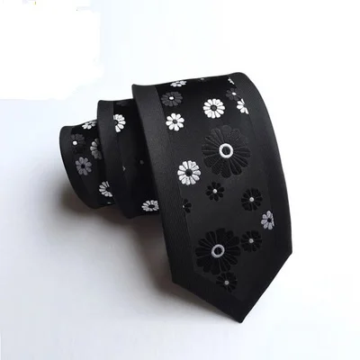  Wholesale Ties014 New Personality Fashion Jacquard 6cm Narrow Positioning Polyester Tie