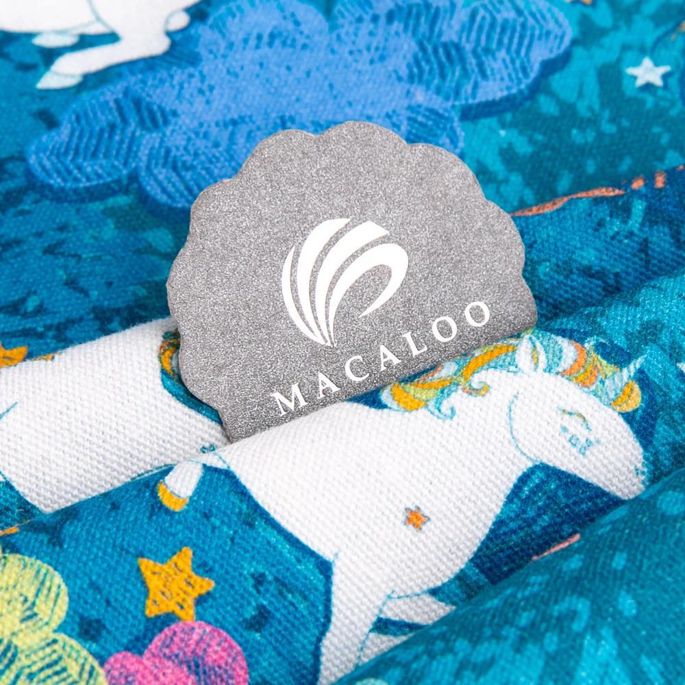 Unicorns digital printing canvas woven cotton fabric