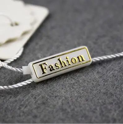 Customized design of clothing accessories clothes lanyard printed pattern marks  plastic tags