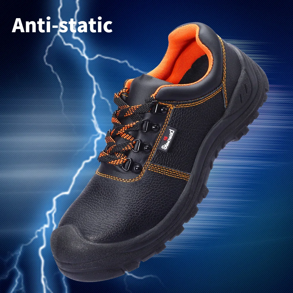 Мужская защитная обувь со стальным носком, Рабочая защитная обувь для мужчин, модные походные кроссовки, Противоударная непрокалываемая нескользящая обувь