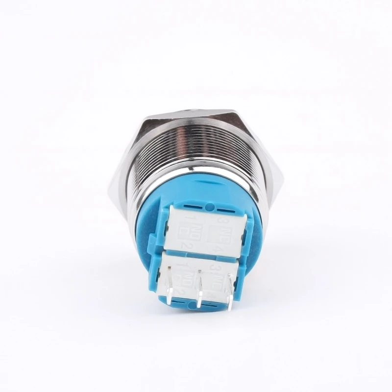 Stainless steel  self-latching waterproof  ip66 IK09 push button switch 22mm