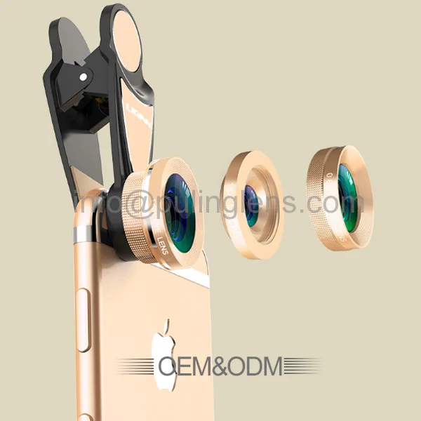 Внешний объектив для камеры мобильного телефона 3 в 1 с супер широким углом 0,63x26 мм 15x макро 198 градусов объектив «рыбий глаз»