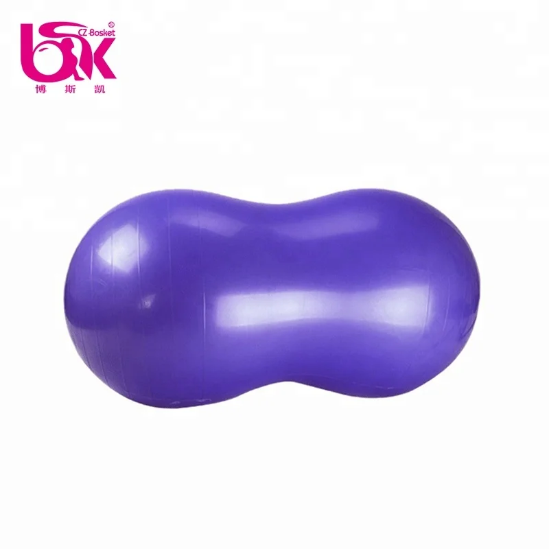 factory supply eco-friendly custom logo with high quality density 50x100cm  peanut yoga ball