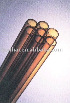 Borosilicate 3.3 Glass Tube red color