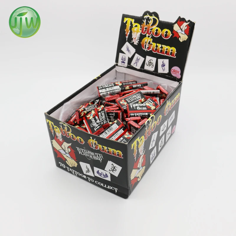 Прямая поставка с завода OEM 5 г Халяль Тутти-фруктовый вкус большой тату жевательная