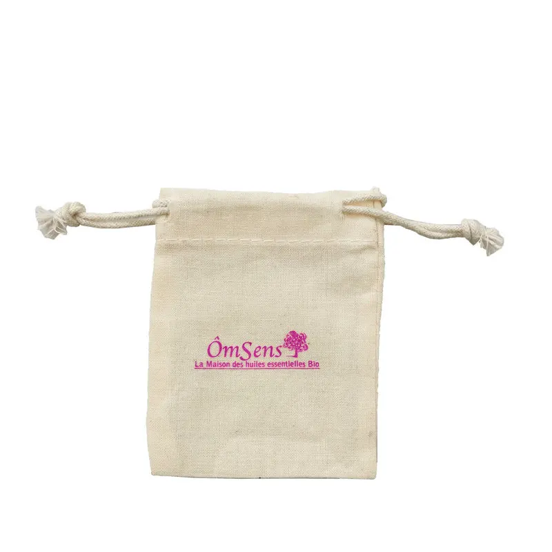 Сумка для ювелирных изделий из муслина с логотипом на заказ