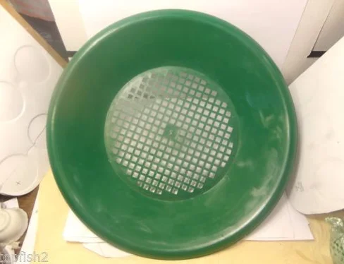 gold filter plate color Plastic Gold Pan Nugget Mining Dredging Prospecting River Panning
