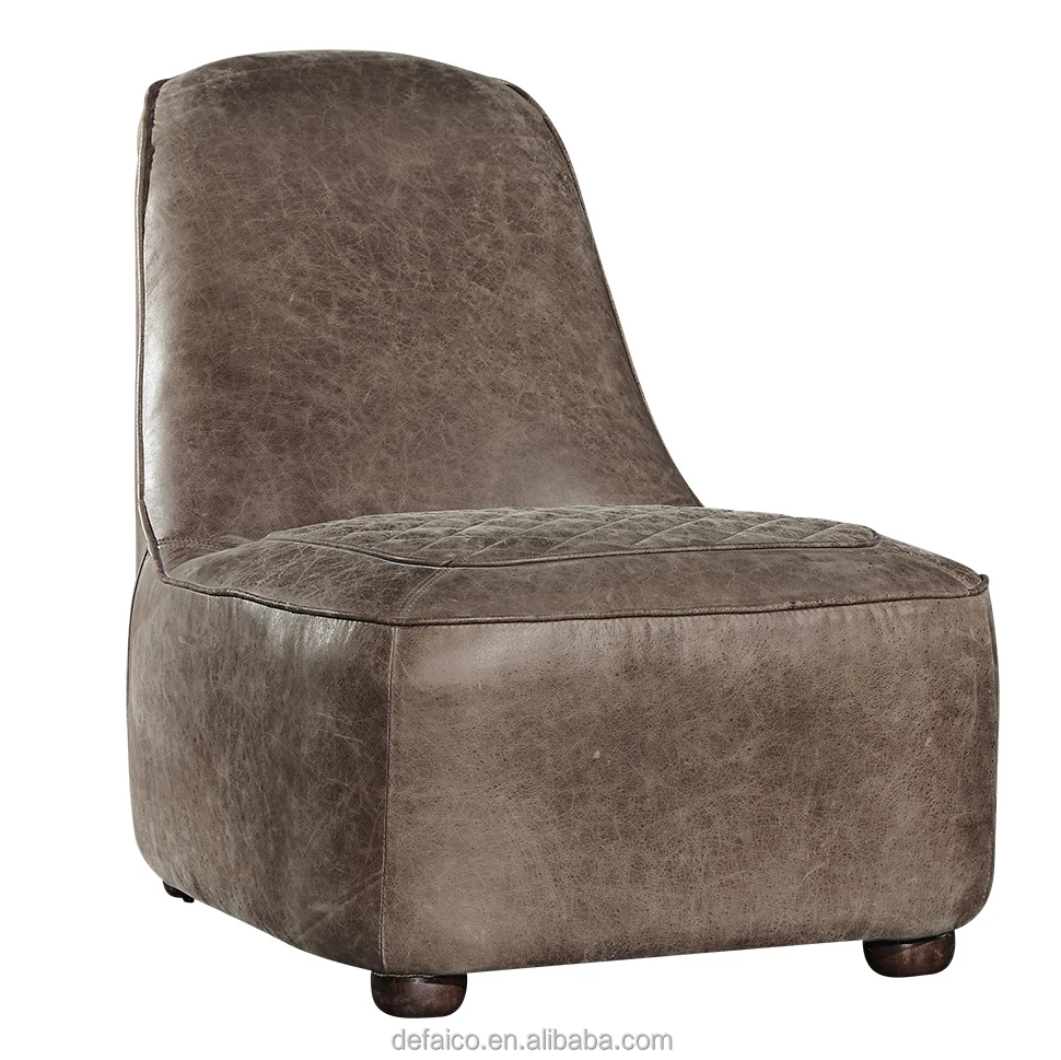 Cafe Hotel бар кресло одного античный кожаный диван с заклепками