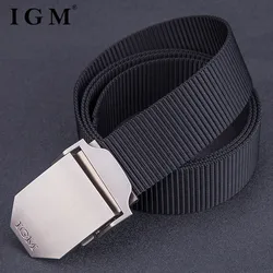 China Manufacturer Man Strap Military Automatic Buckle Canvas Belt