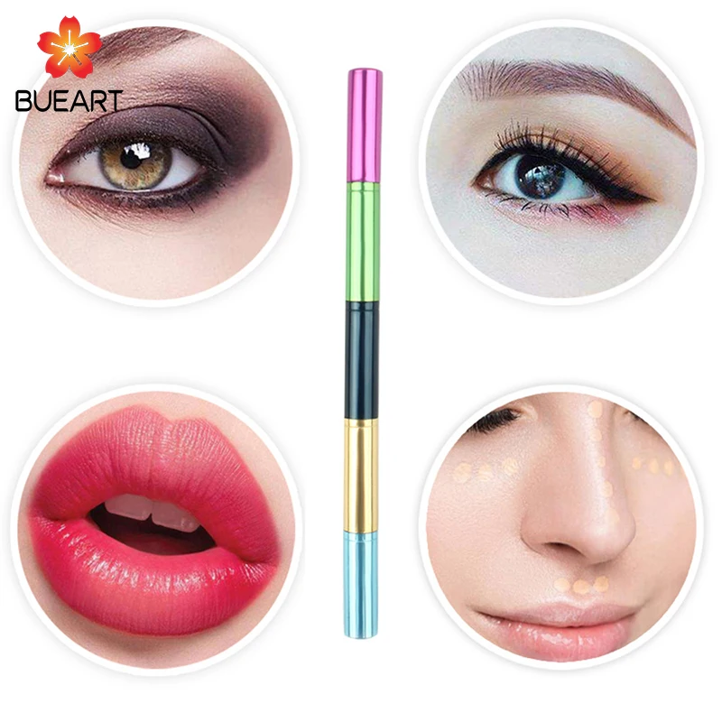 BUEART 2018 новый дизайн портативные многофункциональные мини 4 в 1 выдвижные кисти для макияжа