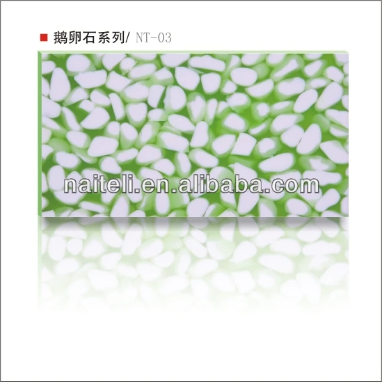 Eco Acrylic Translucent 3D Exterior Decorative Wall Panel