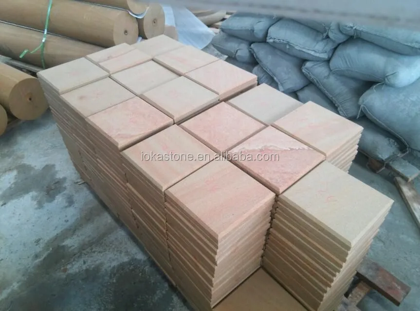 
good quality yellow sandstone paver for construction 