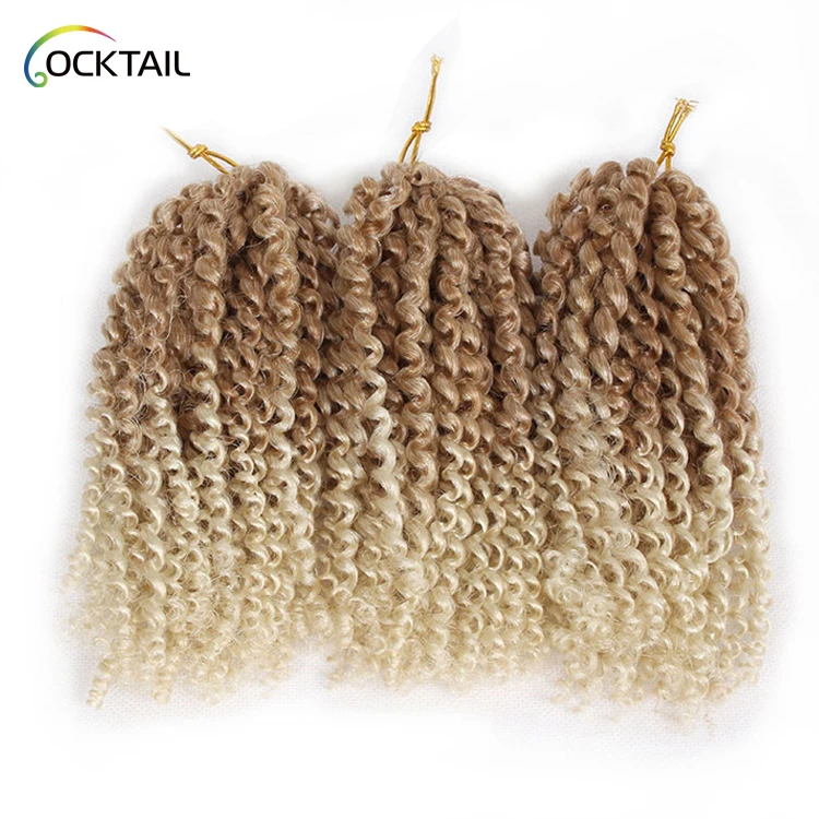 mali bob kinky curly crochet hair extensions,  jerry curl braiding hair, 3 packs synthetic pieces jerry curl crochet hair braid