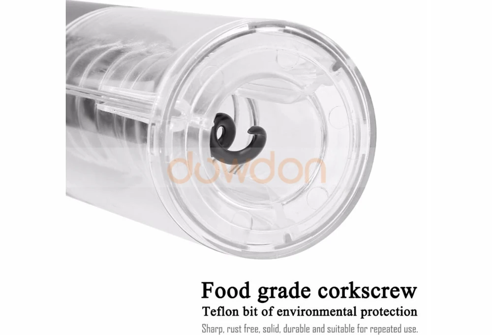 Electric Wine Opener Battery Operated Red Wine Bottle Opener Auto Corkscrew with Foil Cutter