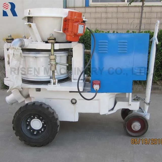Excellent dry and damp mix mobile shotcrete machine - shotcreting machine for slope engineering