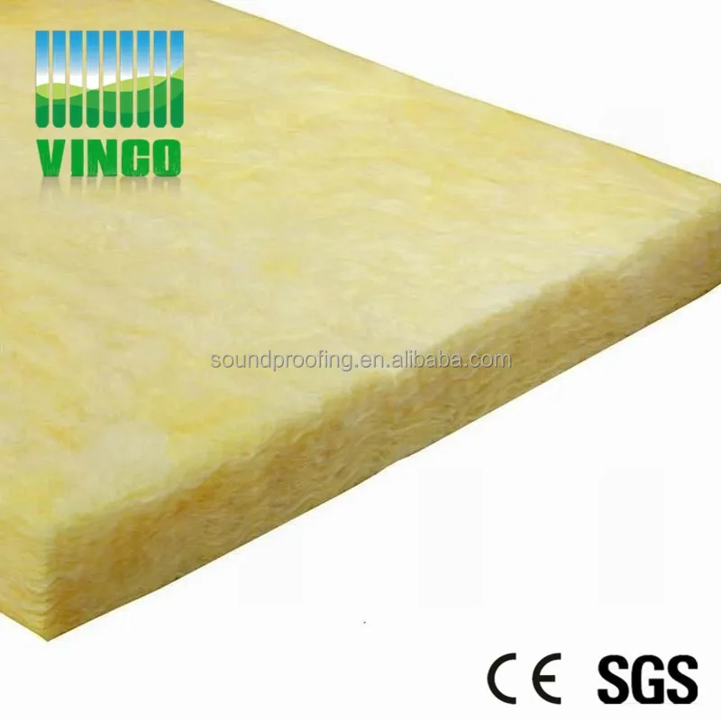 Cheap with good quality Sound insulation & fire proof black rock wool panel 50mm glass wool