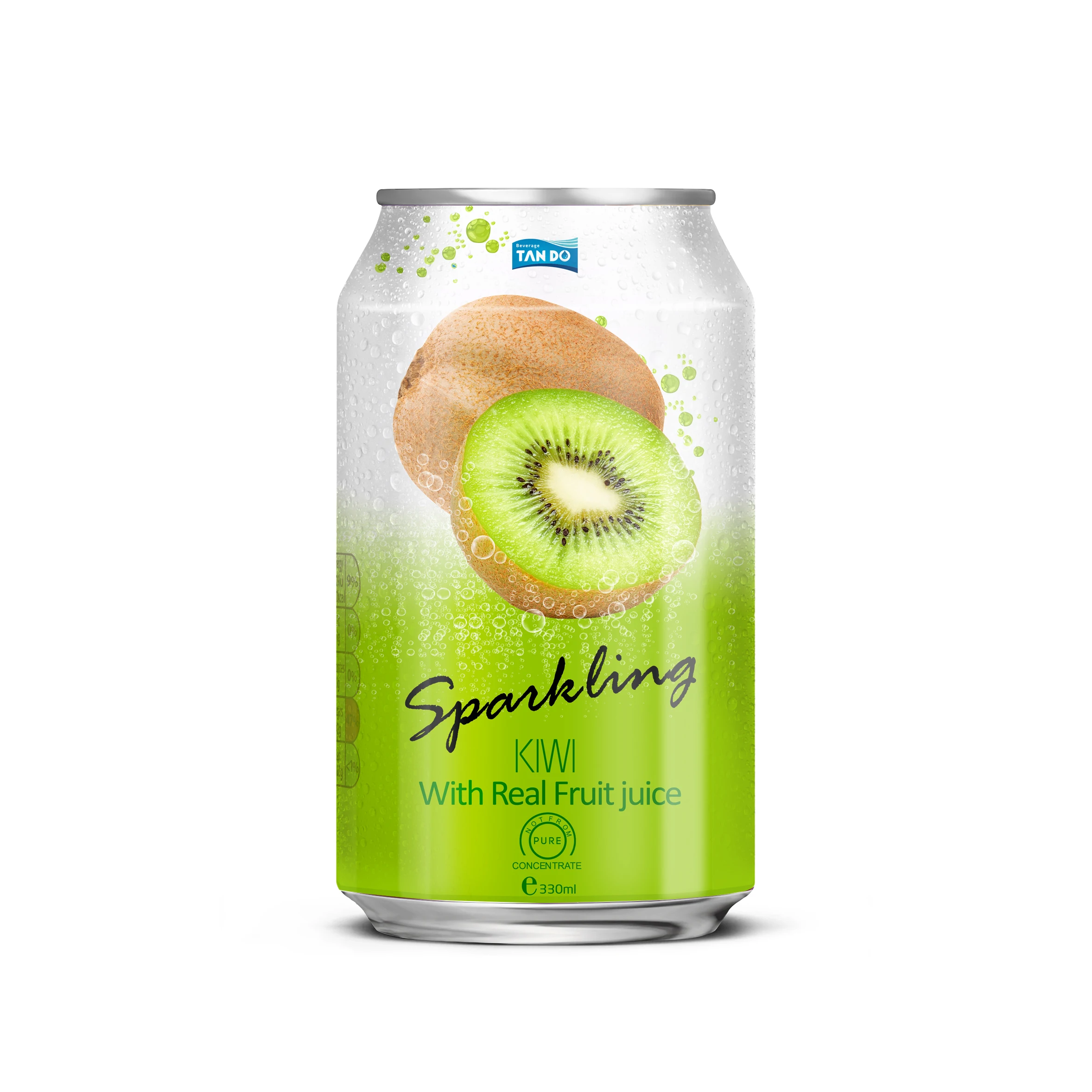 
Own brand canned carbonated soft drink Sparkling Fruit Juice for wholesale from Vietnam factory 