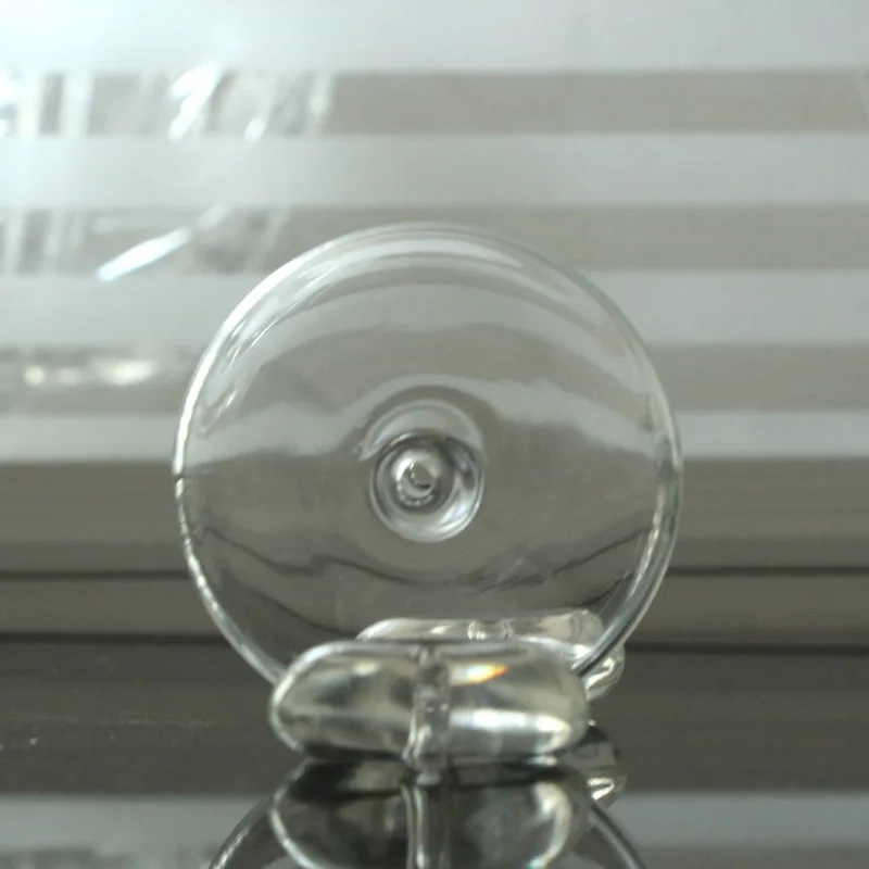 2018 лампворк ручной работы, плоские круглые прозрачные стеклянные Полые бусины