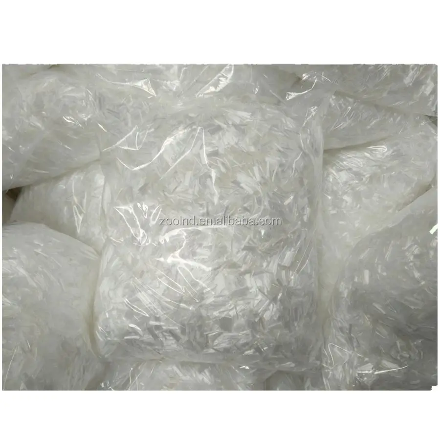 
High Tenacity White 3-19mm PP Fiber for Concrete 