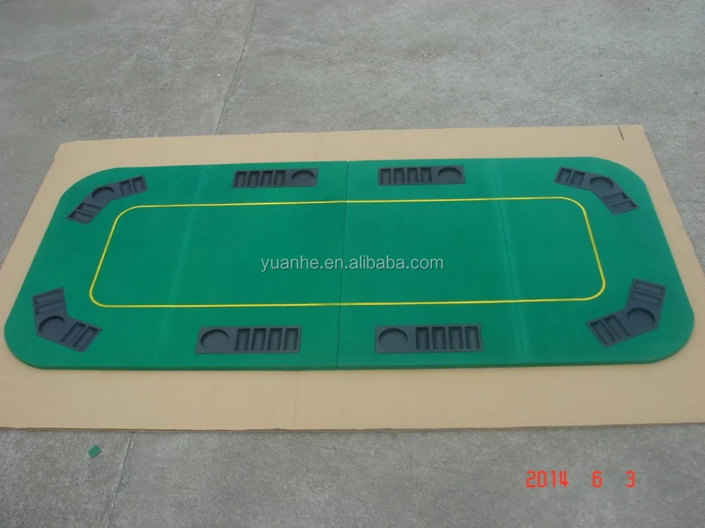 Высокое качество 2 боковых 79x36 дюймов Прямоугольник Техасский Холдем складной стол для игры в покер Топ