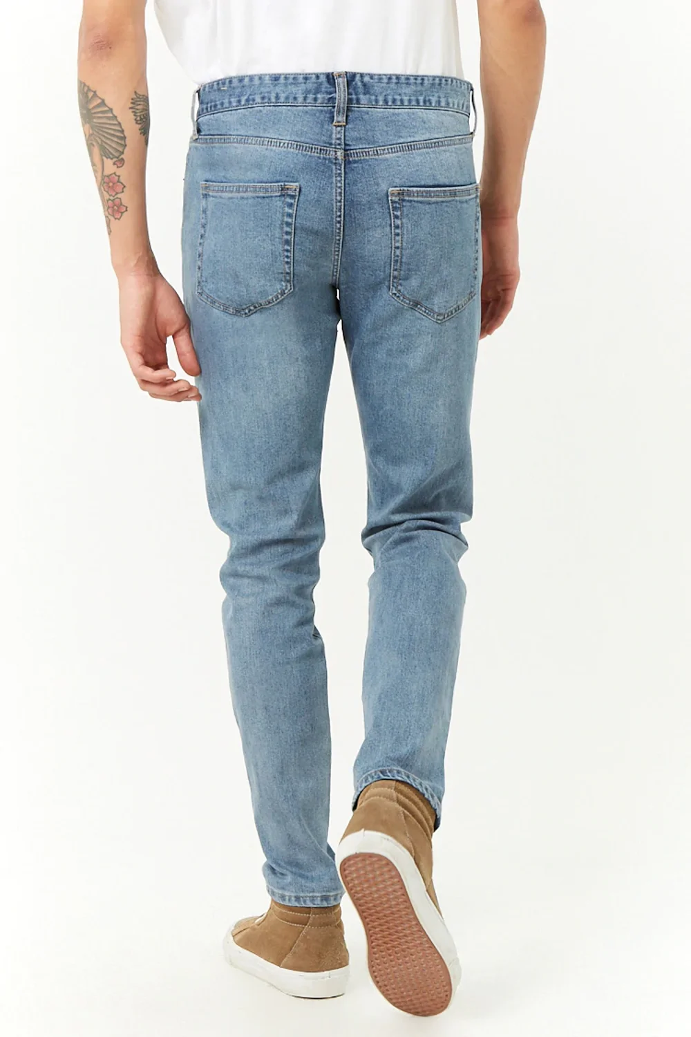 New design fashion damaged denim jeans cotton custom Jeans for men