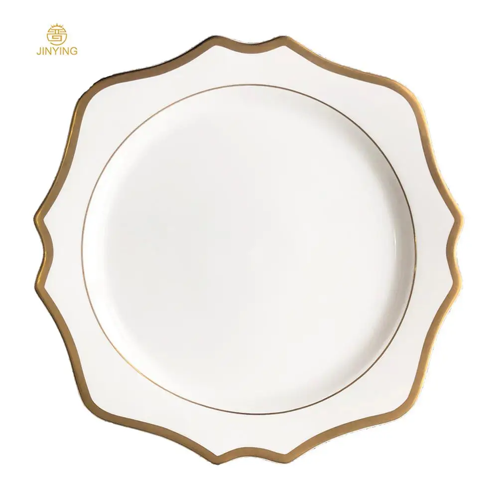 Wedding Restaurant Under plates Porcelain Dinnerware Set Kids Dinner Plate