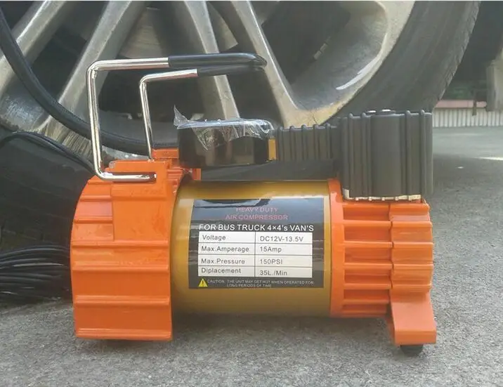 DC12V metal car inflator portable air compressor kit/ 30cylinder metal air pump for car