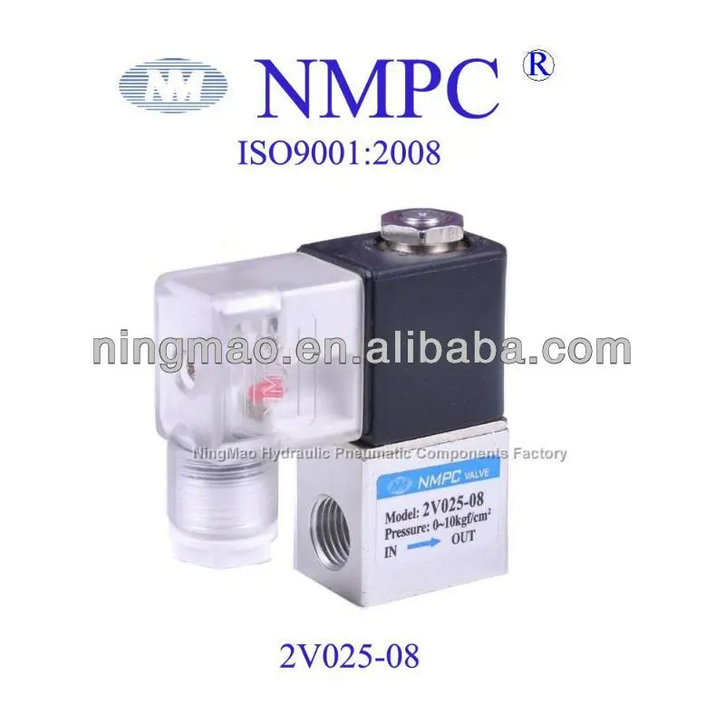 12 В гидравлический клапан из 2v025-08, 2 разъём(ов), Воздуха, Масло, Воды