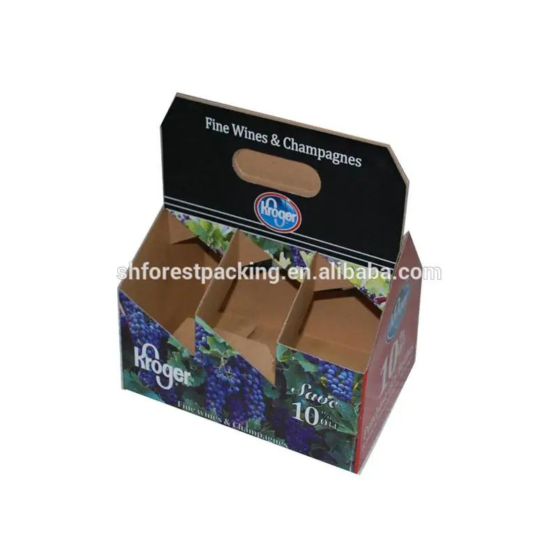 Пользовательские печати Six Pack Бумаги картонную упаковку пива