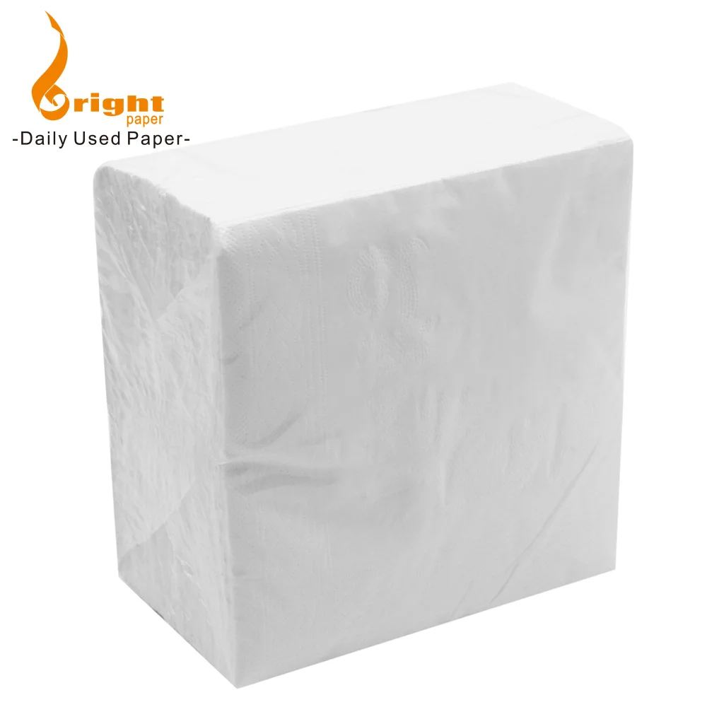 Factory customized white napkins high quality airlaid  serviette en papier