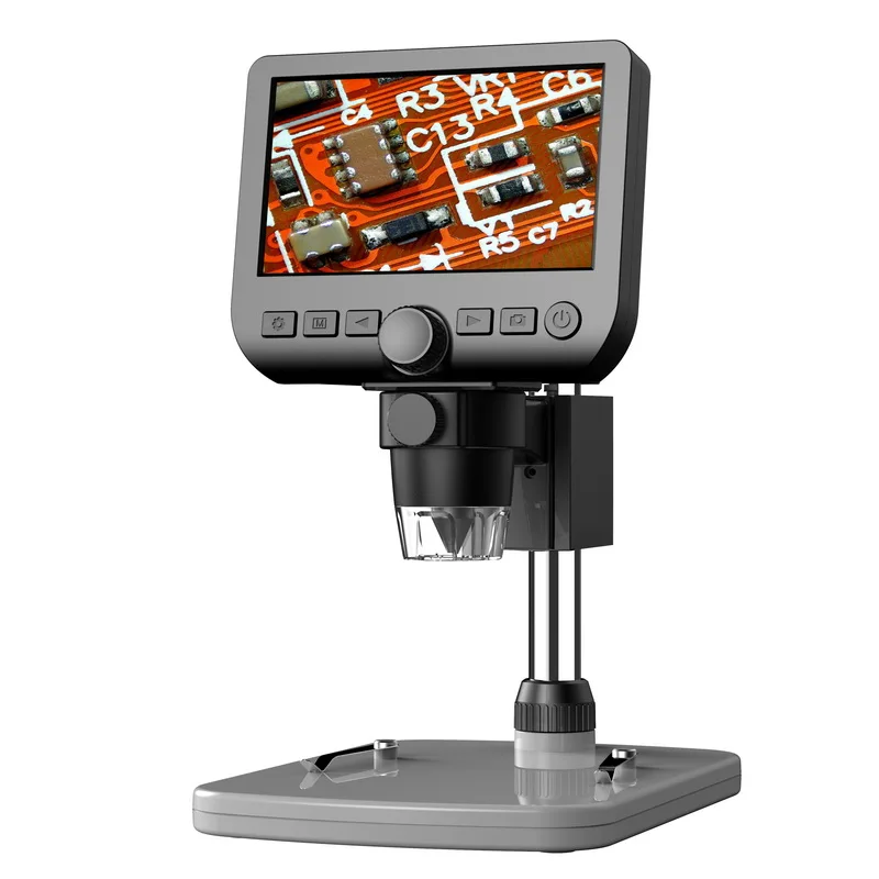 
4.3 inch LCD Inspection Microscope 600x Digital Microscope Integrating LCD/USB/TV/Android 4.3 inch LCD Inspection Microscope 600x Digital Microscope Integrating LCD/USB/TV/Android