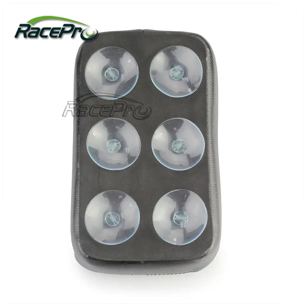 Прямоугольный задний пассажирский коврик для пассажира, 6 дюймов, присоска для Harley Chopper Cruiser