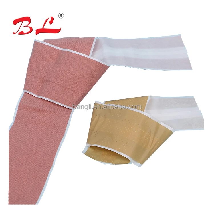 bandage plain fabric medical long strip wound adhesive plaster 6cm*1m