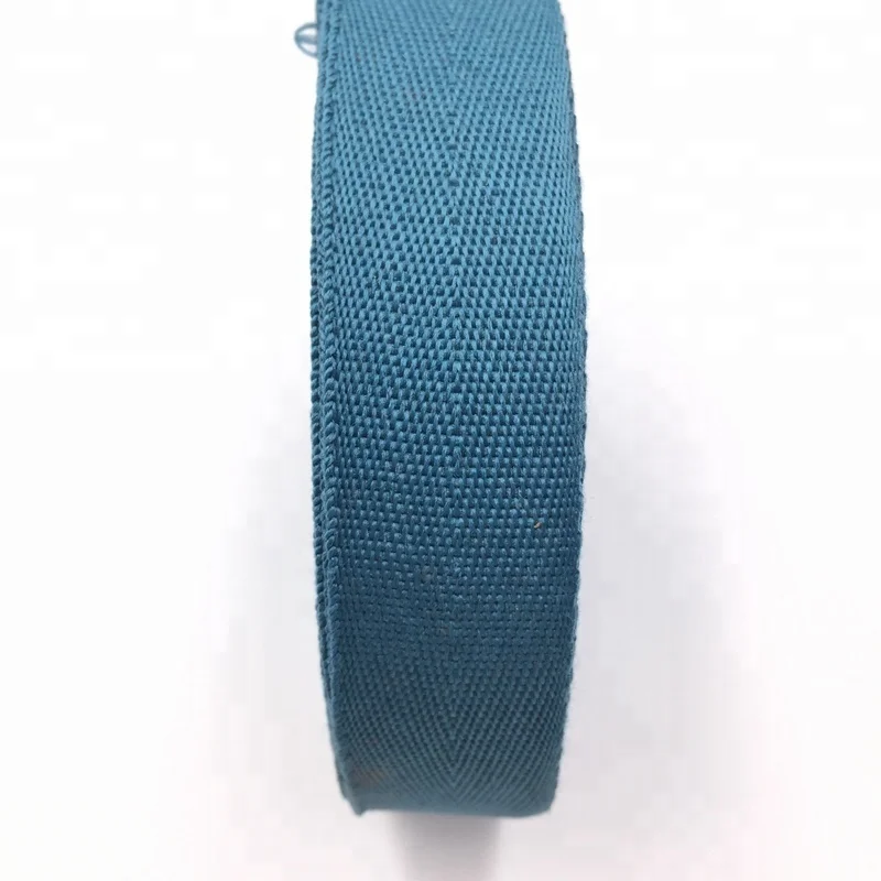 Garment use colorful herringbone woven tape polyester