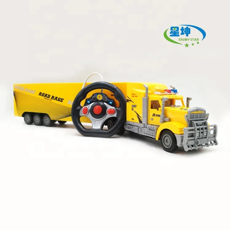 On-line hot selling  toys RC Remote Control Toy Truck And container truck container truck for kis