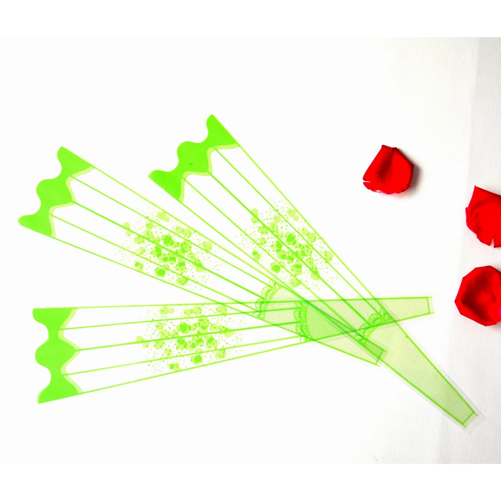 hot sale New Design Custom Logo Printed opp clear package bag Flower Sleeve