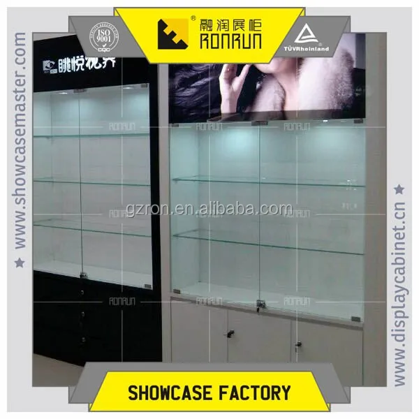 Simple design for sun glasses shop decoration display stand showcase for optical shop