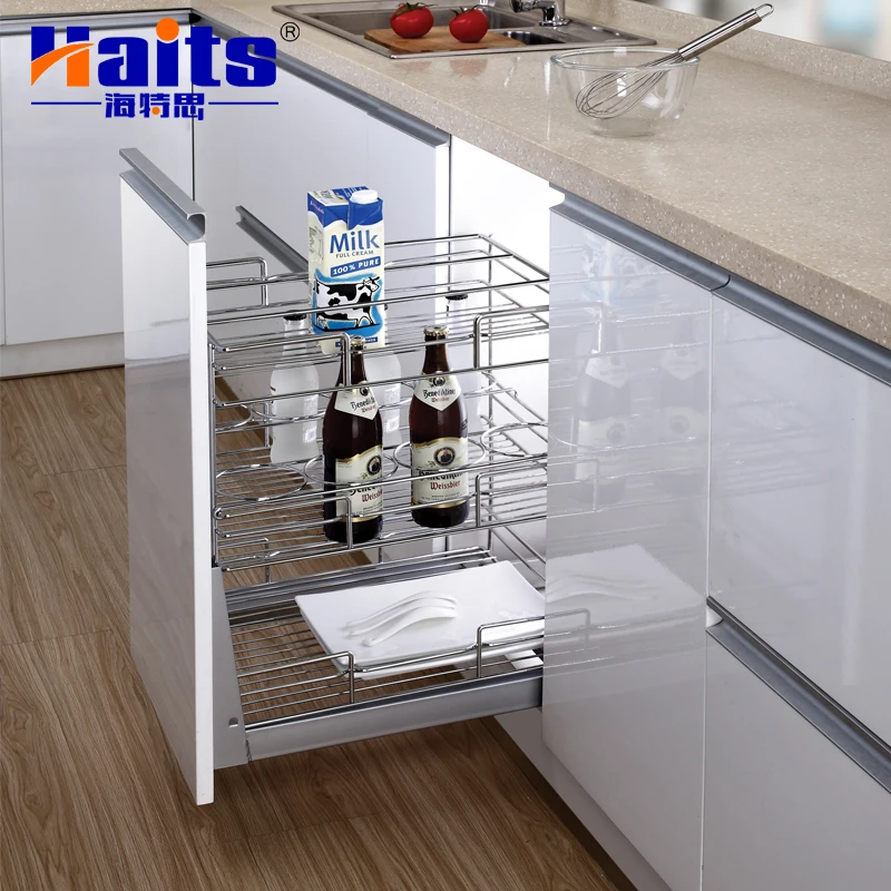 Лидер продаж, аксессуары для кухонного шкафа, Многофункциональная Корзина для ящиков, мебельная фурнитура