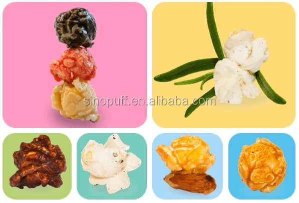 
American Continuous Caramel Popcorn Production Line 