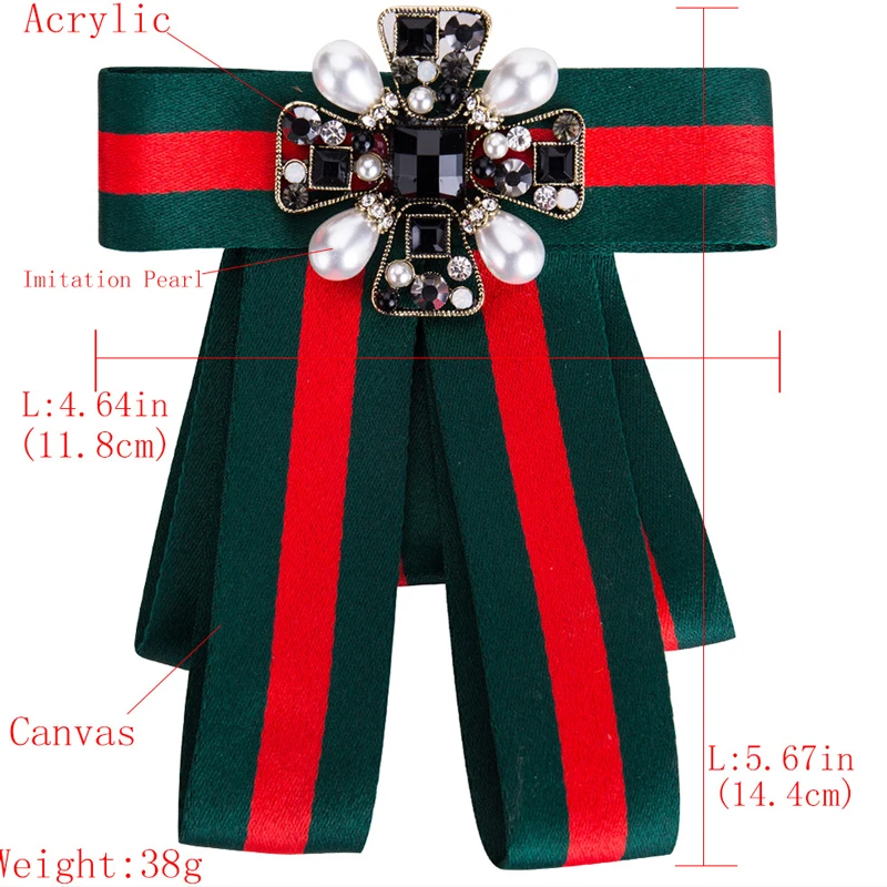 Ywmt на День Матери Ретро плетение с бусинами и драгоценными камнями в Корейском стиле с бантом, брошь на шпильке, для женщин, украшение для одежды