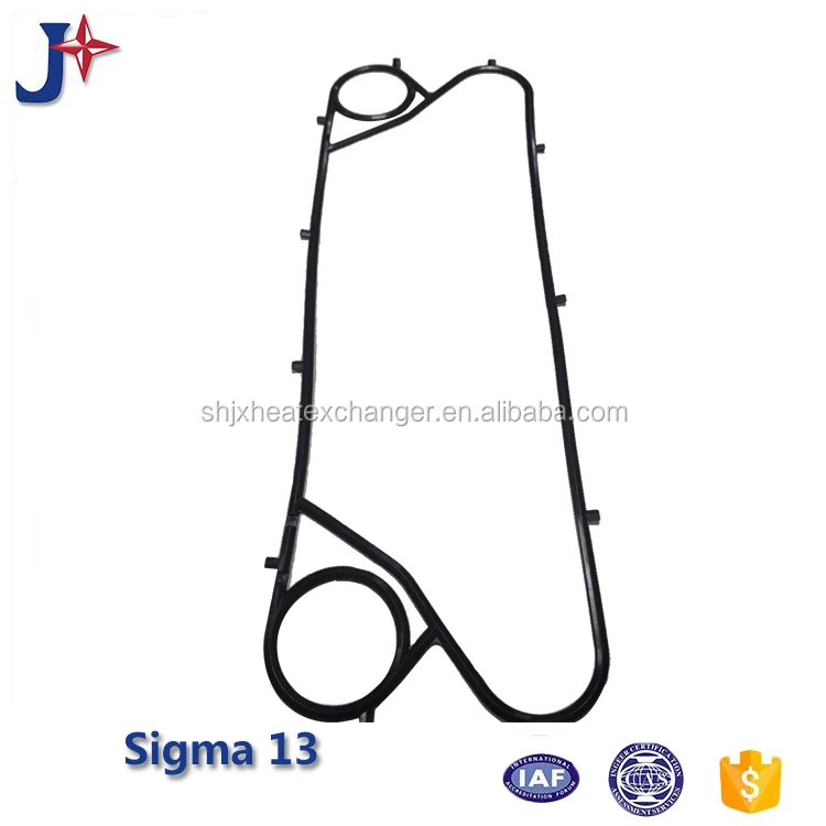Stainless Steel SIGMA13 NBR/EPDM/Viton Gaskets for Heat Exchanger