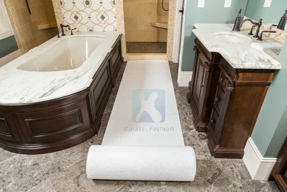 white glue sticky tile mat adhesive felt