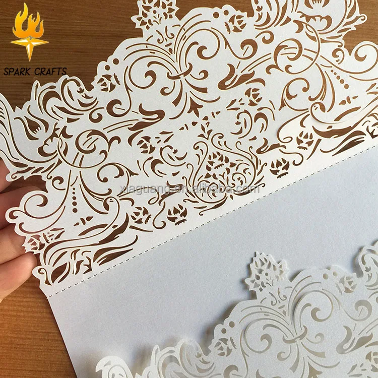 Professional manufacture Good Quality wedding card laser cut,laser cut wedding invitation card
