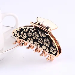 Women Plastic Spotted Animal Print Hair Clip  Hair Claws