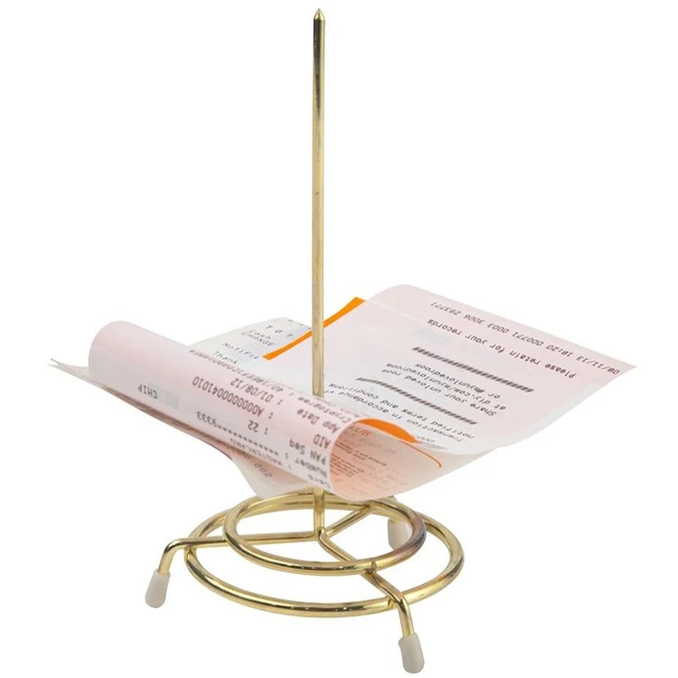 CS-36 Paper Memo Holder Bill Fork for Receipt Note Spike Stick