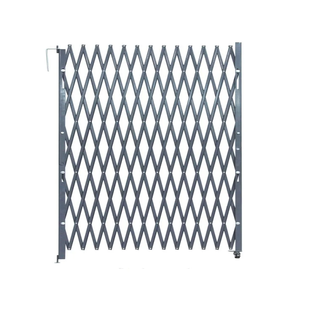 Manual retractable door security stainless steel barrier accordion barrier